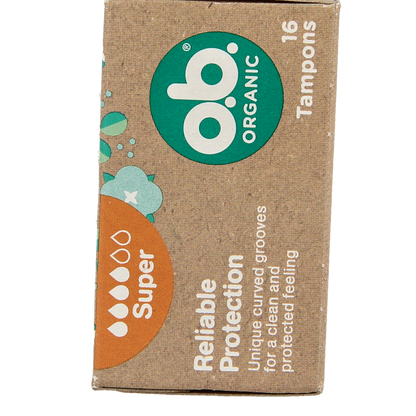 OB Tampons  organic super 16.00 Stuks