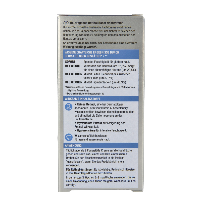 Neutrogena Retinol boost night creme  50 Milliliter