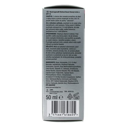 Neutrogena Retinol dagcreme boost SPF15 50.00 Milliliter