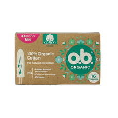 OB Tampons organic mini 16 Stuks