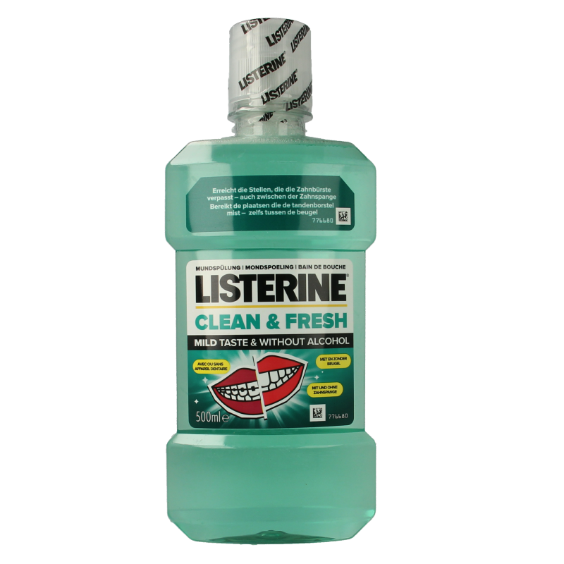 Listerine Mondwater clean & fresh 500 Milliliter