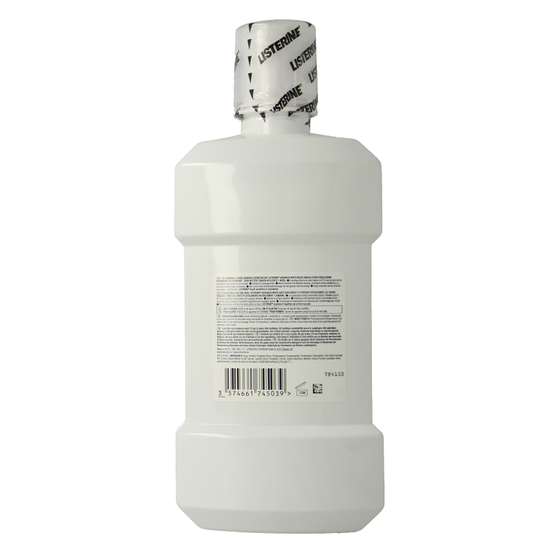 Listerine Mondwater advanced white mild 500 Milliliter