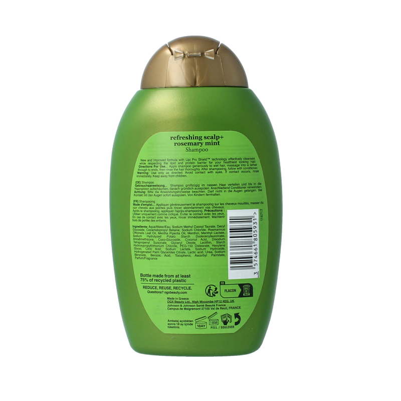 OGX Shampoo rosemary mint 385 Milliliter