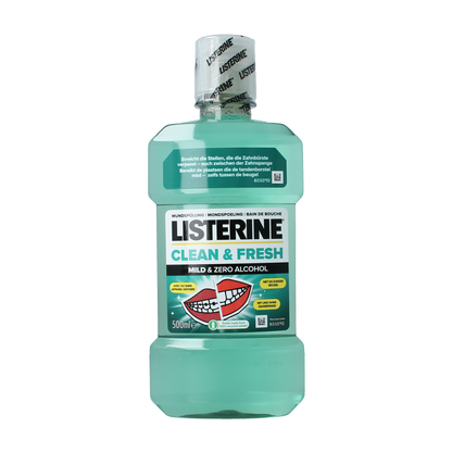 Listerine Mondwater clean & fresh 500.00 Milliliter