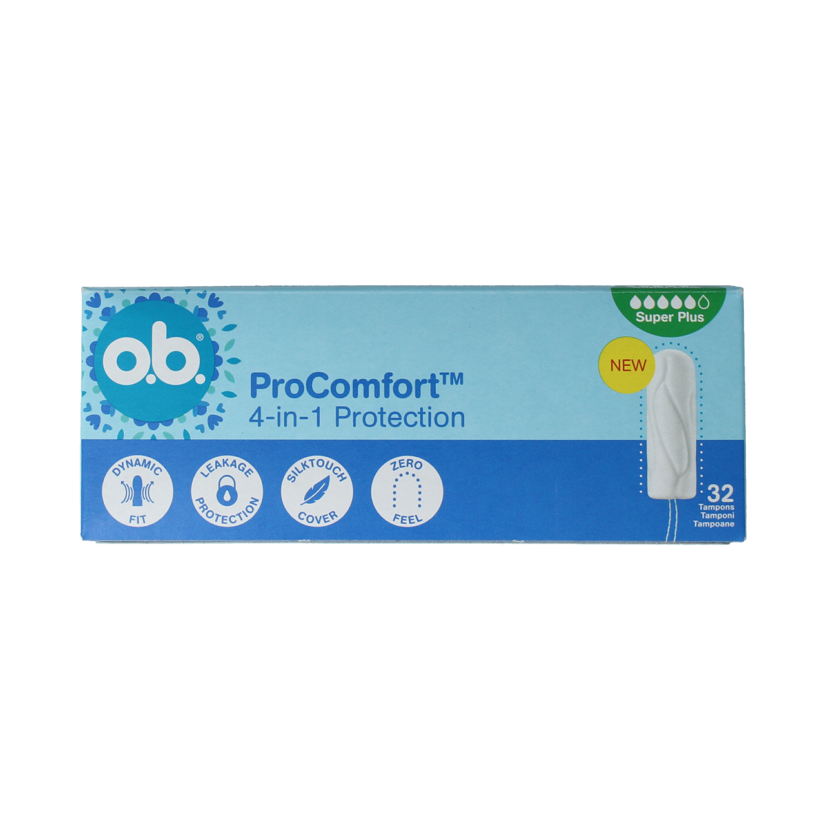 OB Tampons pro comfort advanced super plus 32.00 Stuks