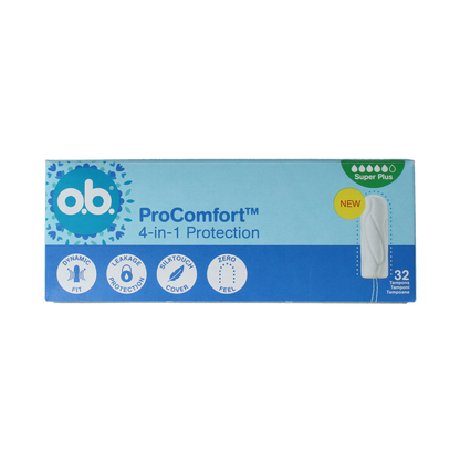OB Tampons pro comfort advanced super plus 32.00 Stuks