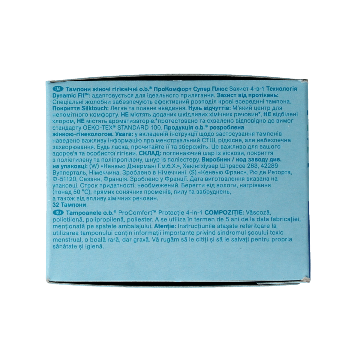 OB Tampons pro comfort advanced super plus 32.00 Stuks