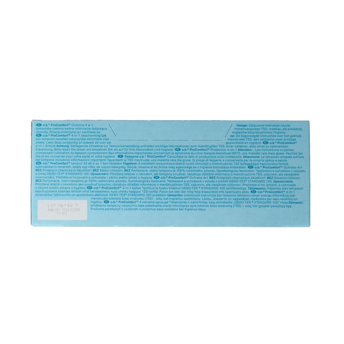 OB Tampons pro comfort advanced super plus 32.00 Stuks