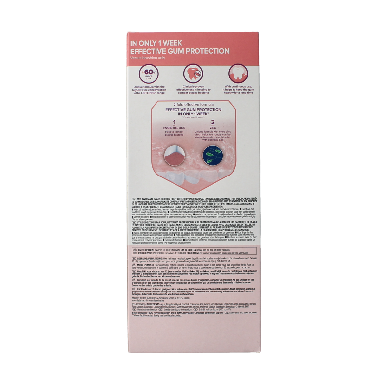 Listerine Mondwater professional gum protect 500 Milliliter