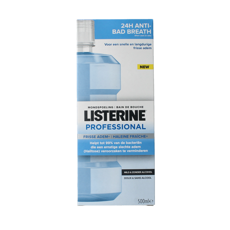 Listerine Mondwater professional fresh breath 500 Milliliter