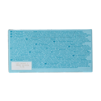 OB Tampons pro comfort advanced normal 32.00 Stuks