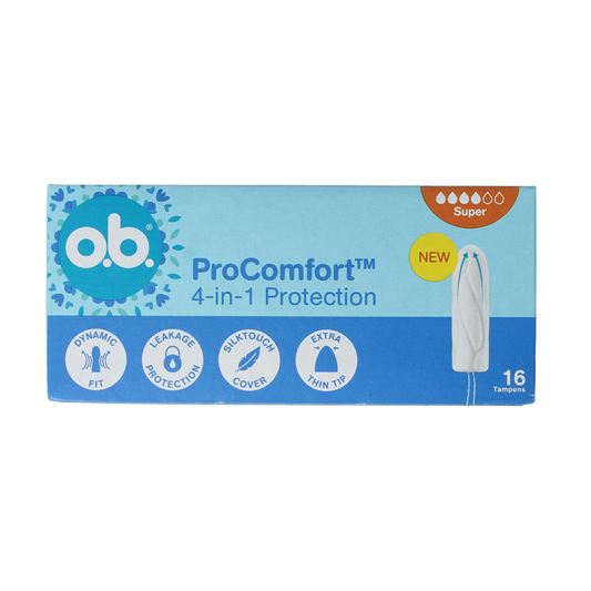 OB Tampons  pro comfort advanced super 16.00 Stuks