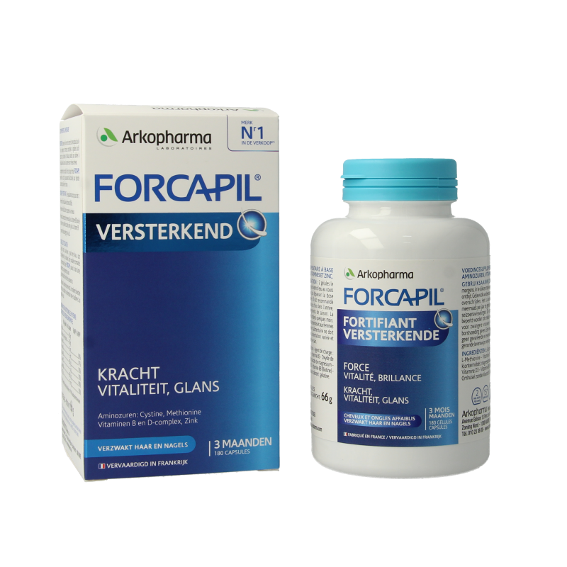 Forcapil Versterkende capsules voor haar en nagels 180 Capsules