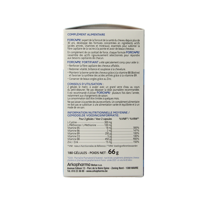 Forcapil Versterkende capsules voor haar en nagels 180 Capsules