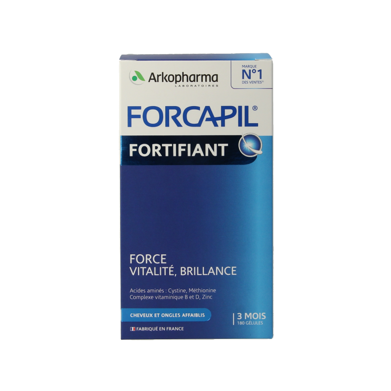 Forcapil Versterkende capsules voor haar en nagels 180 Capsules