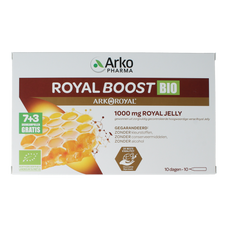 Royal Boost Royal Jelly boost (7 + 3) 15ml per ampul bio 10.00 Ampullen