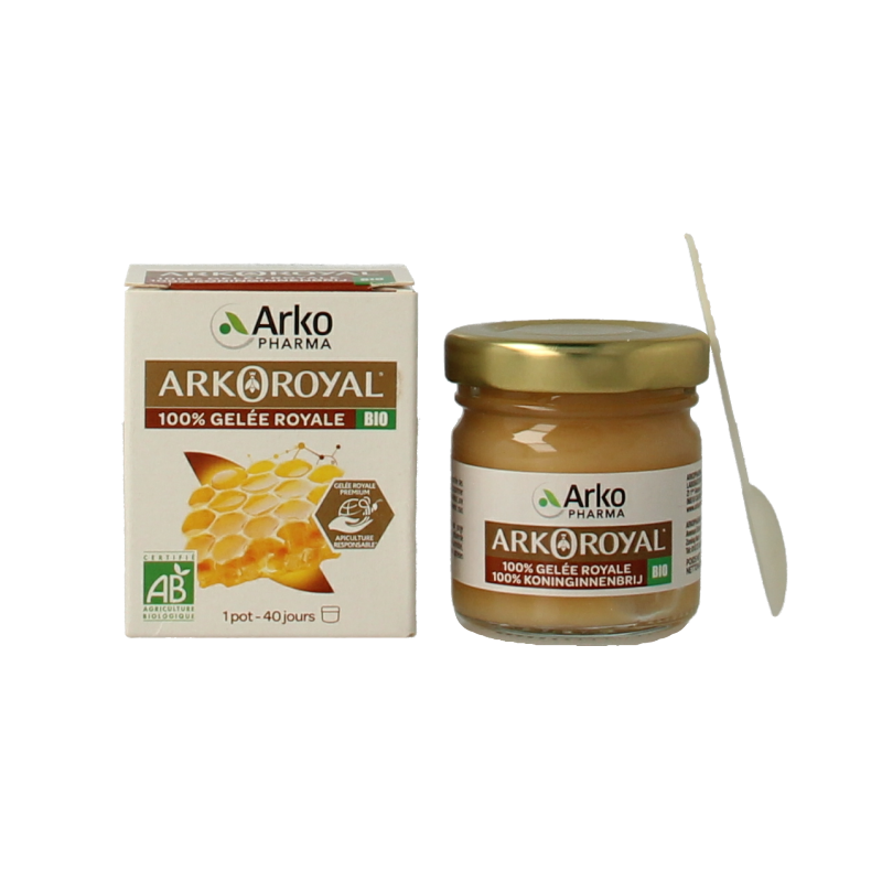 Arko Royal Royal jelly 100% koninginnebrij bio 40 Gram