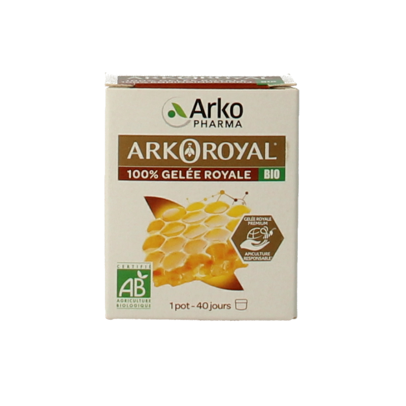 Arko Royal Royal jelly 100% koninginnebrij bio 40 Gram