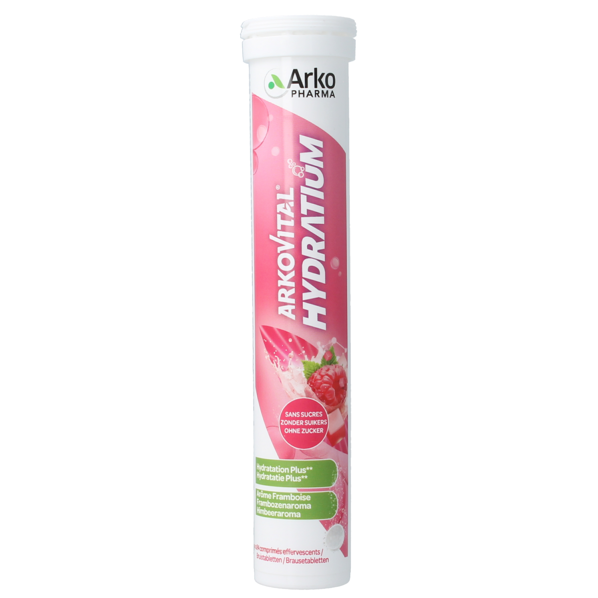 Arkovital Hydratium Framboos 24.00 Bruistabletten