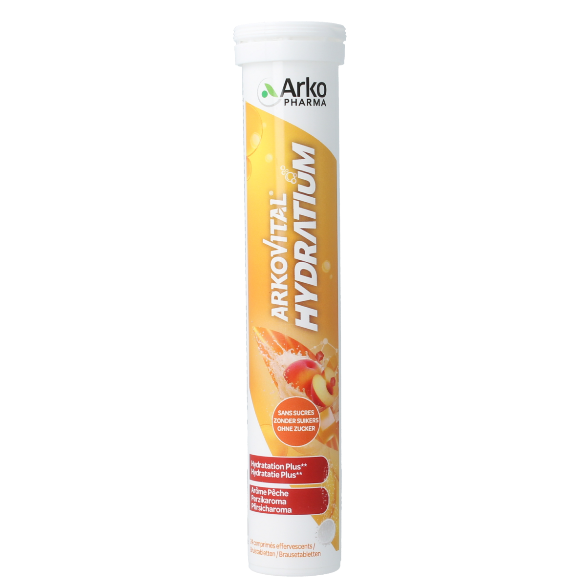 Arkovital Hydratium Perzik 24.00 Bruistabletten