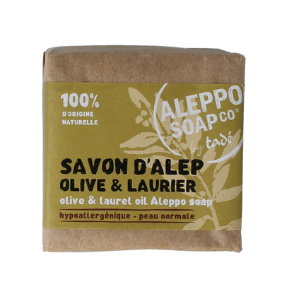 Aleppo Soap Co Zeep olive & laurier 180.00 Gram