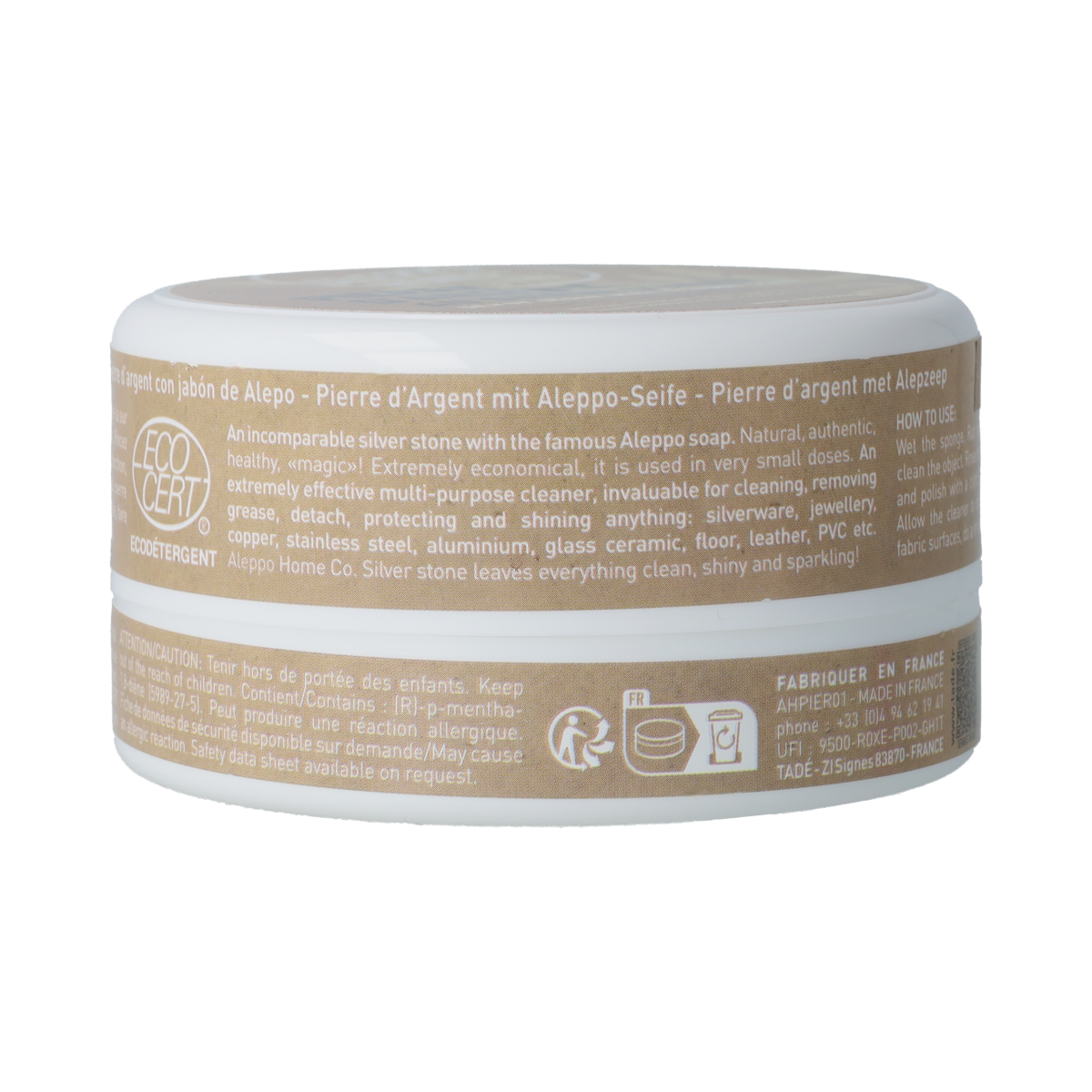 Aleppo Home Co Zilverpoets met aleppozeep 300.00 Gram