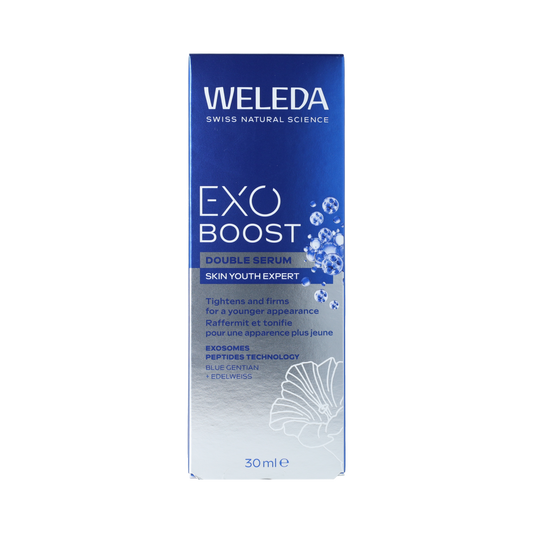 Weleda Exo boost double serum blauwe gentiaan 30.00 Milliliter