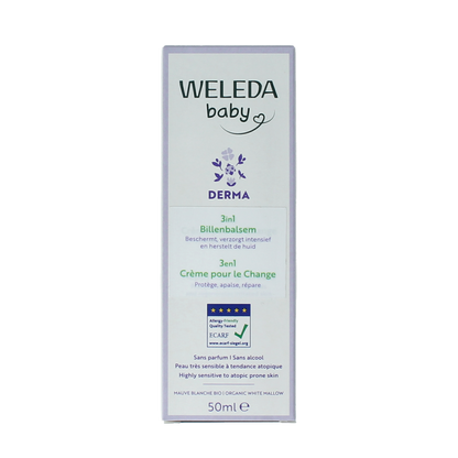 Weleda Baby derma 3 in 1 billenbalsem bio 50.00 Milliliter
