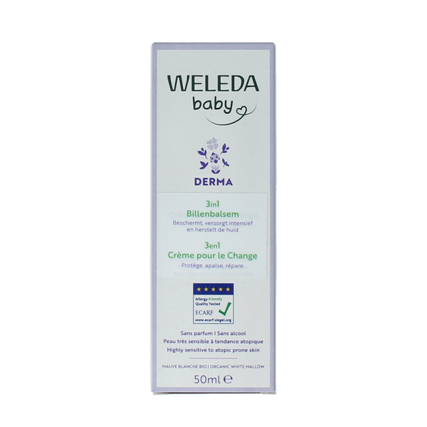Weleda Baby derma 3 in 1 billenbalsem bio 50 Milliliter