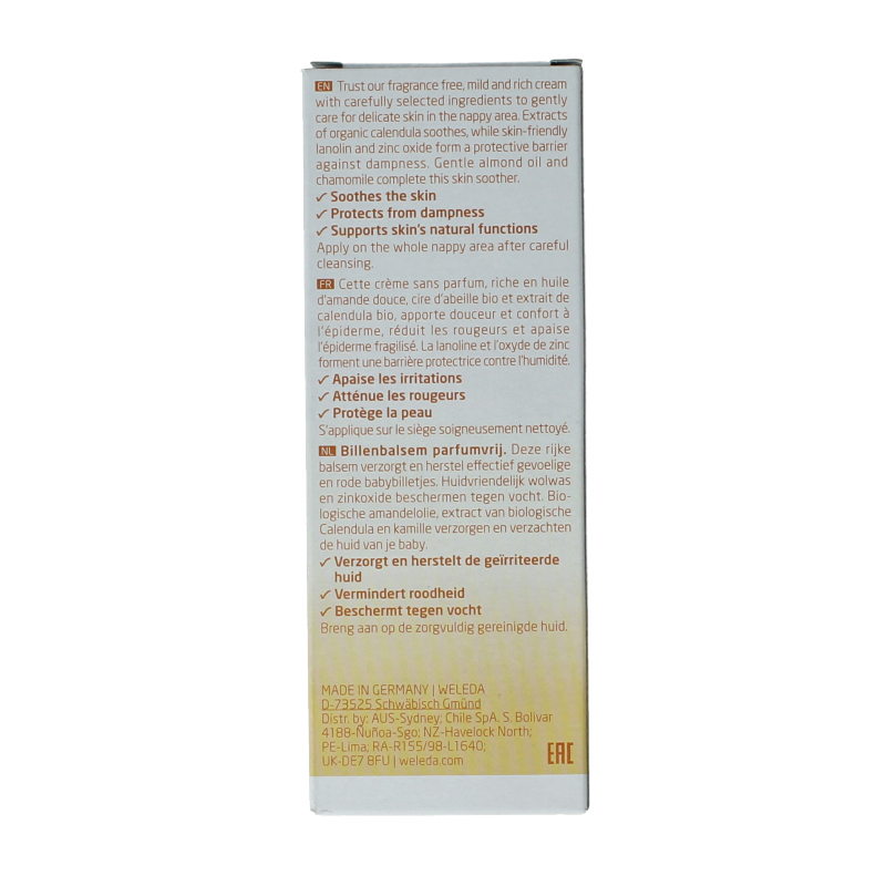 Weleda Calendula billenbalsem parfumvrij 75 Milliliter