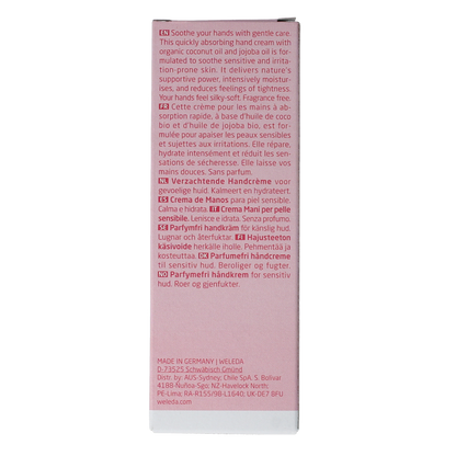 Weleda Verzachtende handcreme parfumvrij 50.00 Milliliter