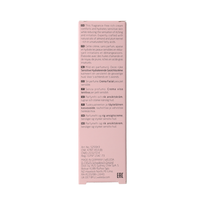 Weleda Gezichtscreme sensitive hydraterend 30.00 Milliliter