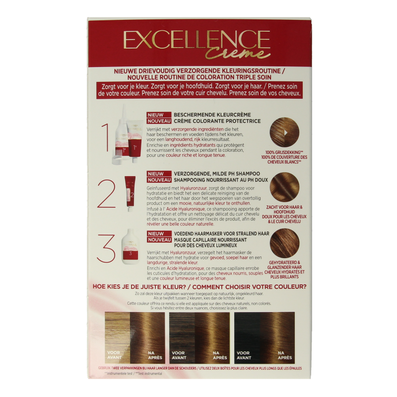 Excellence Excellence 6.3 Donker goudblond 1 Set