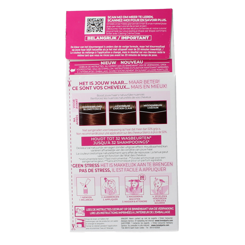 Casting Casting creme gloss 535 Chocolade 1 Set