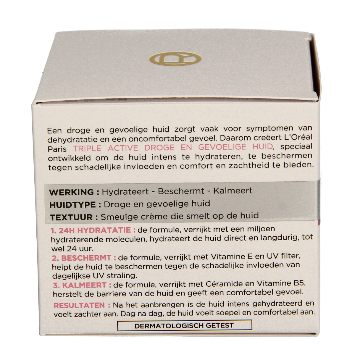 L'Oreal Paris Dermo expertise triple active droog/gev dagcreme 50.00 Milliliter
