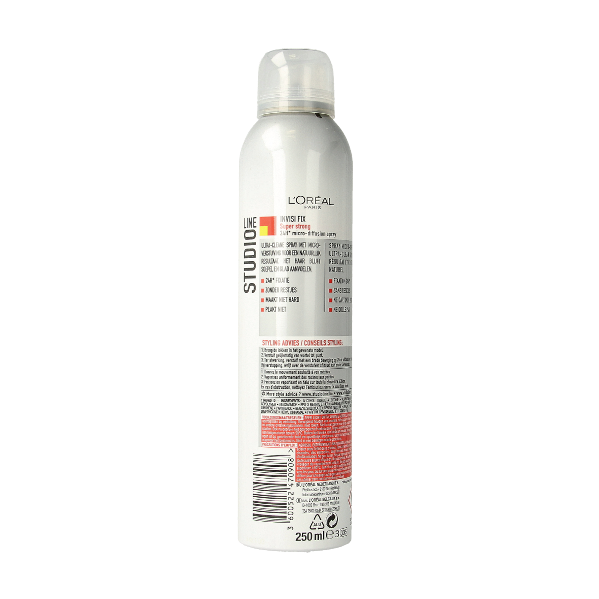 Studio Line Studio line invisible fix spray 250.00 Milliliter