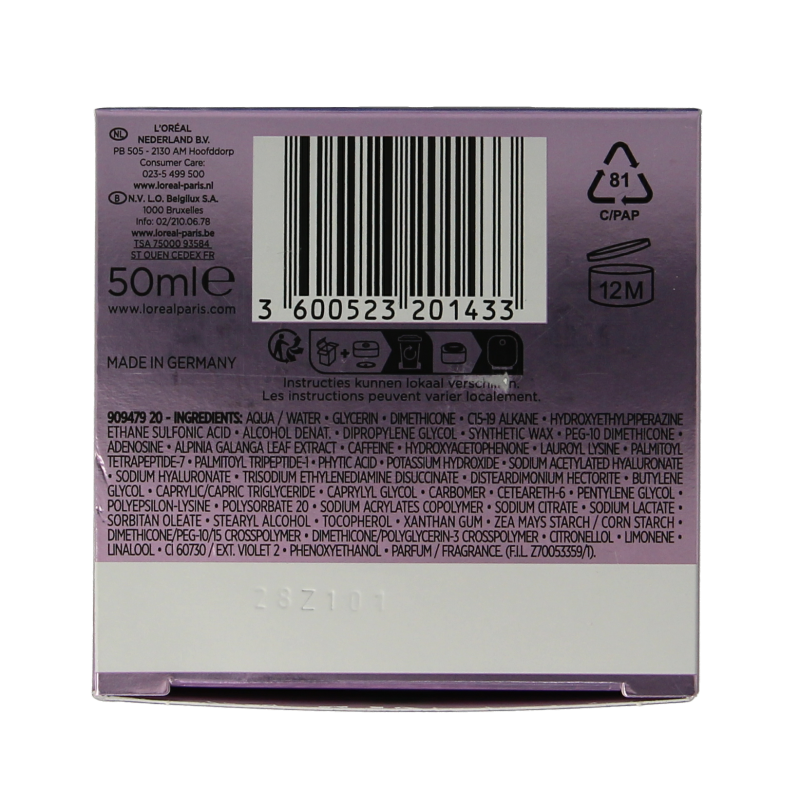 L'Oreal Paris Revitalift filler nachtcreme 50 Milliliter