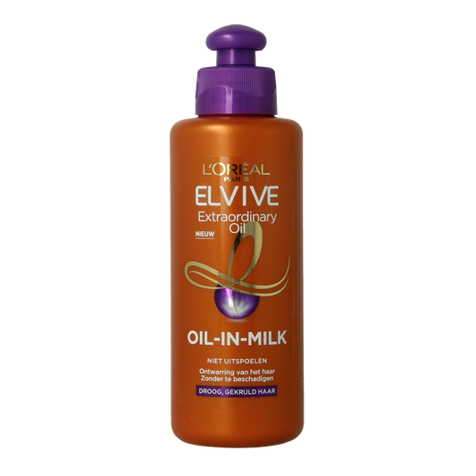 Elvive Extraordinary oil in milk krul verzorging  200 Milliliter