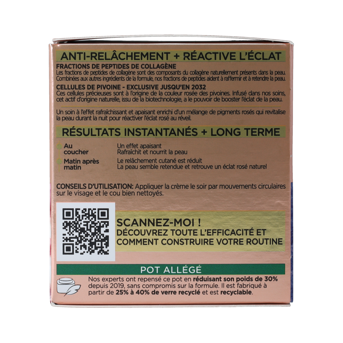 L'Oreal Paris Age perfect gold age nachtcreme pioenroos 50.00 Milliliter