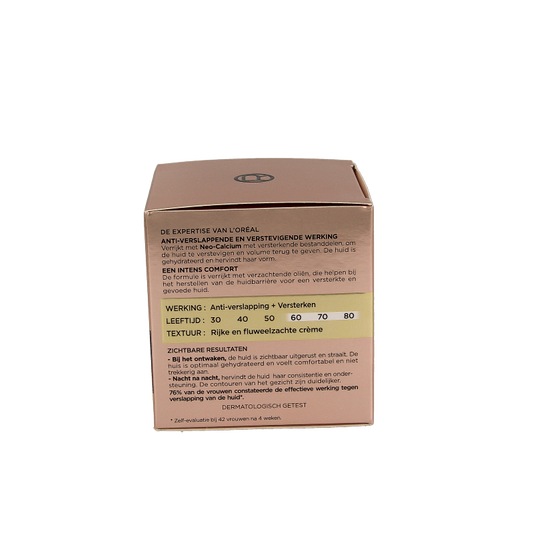 L'Oreal Paris Age perfect gold age nachtcreme pioenroos 50 Milliliter