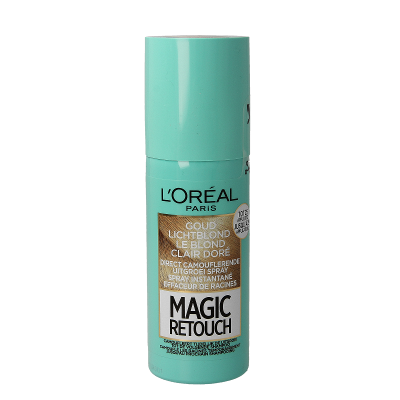 Magic Retouch Magic retouch goud lichtblond spray 75 Milliliter