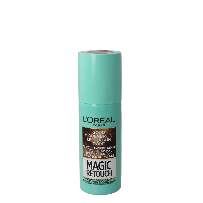 Magic Retouch Magic retouch goud midden bruin spray 75 Milliliter