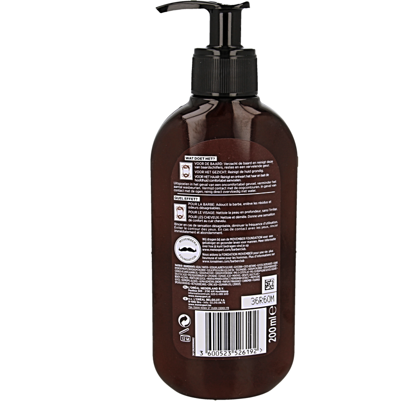 Men Expert Barber club wash 250 Milliliter