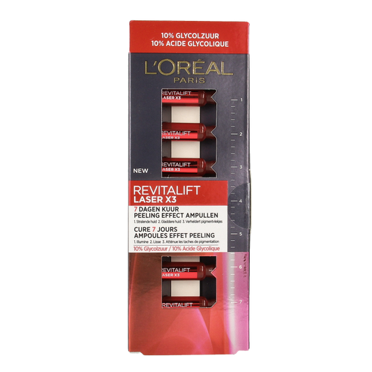 L'Oreal Paris Revitalift Laser X3 Peeling Effect Ampullen  7 Ampullen