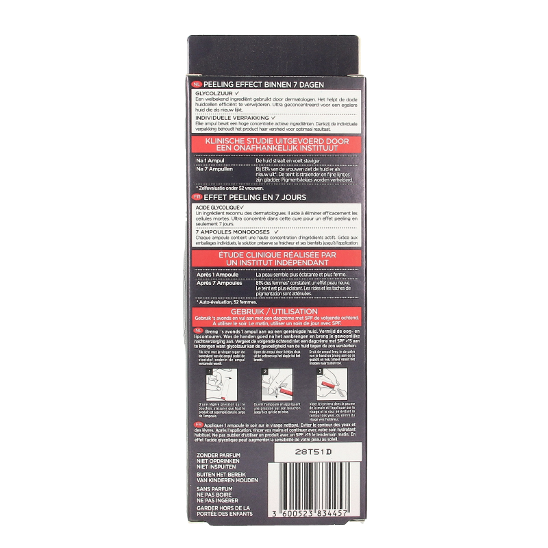 L'Oreal Paris Revitalift Laser X3 Peeling Effect Ampullen  7 Ampullen