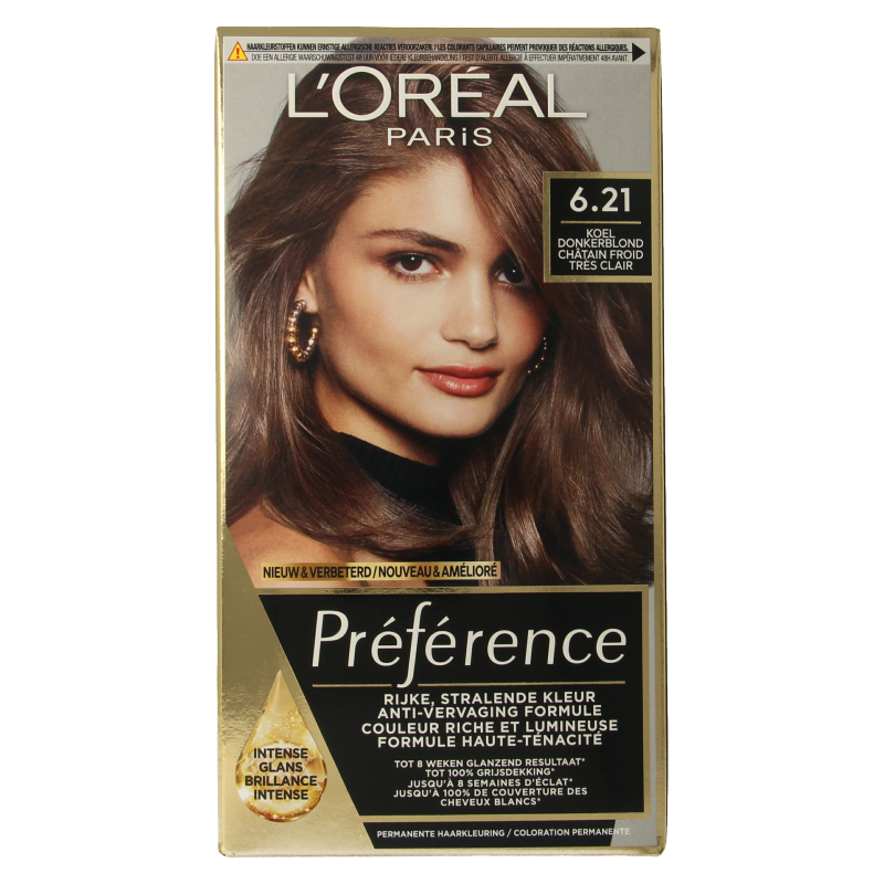 Preference 6.21 Zurich zeer licht koel bruin 1 Sachets
