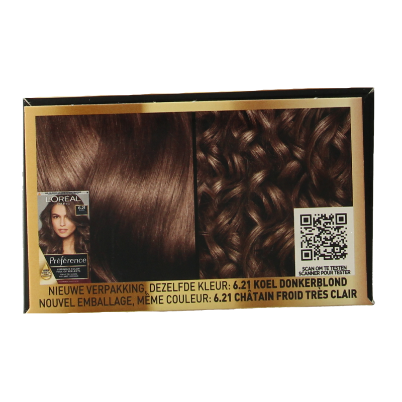 Preference 6.21 Zurich zeer licht koel bruin 1 Sachets