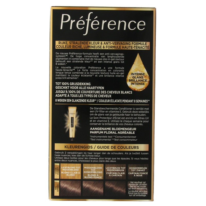 Preference 6.21 Zurich zeer licht koel bruin 1 Sachets