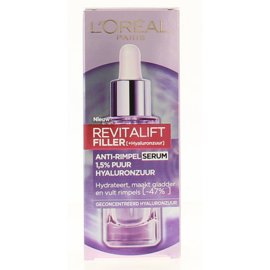 L'Oreal Paris Revitalift filler 1.35% hyaluronzuur 30 Milliliter