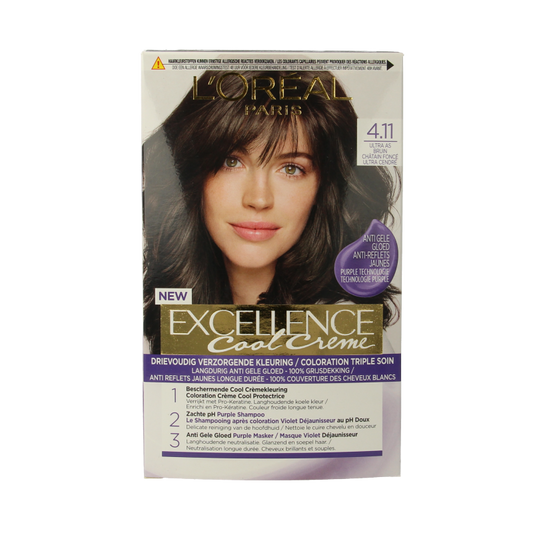 Excellence Cool creme 4.11 ultra asbruin 1 Stuks